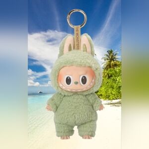 *AUTHENTIC Pop Mart Labubu Macaron Collectible Bag/Backpack Charm - Green Grape